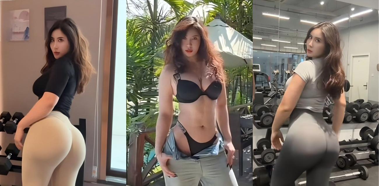 抖音15万粉健身婊【徐州盾山猫猫】高价定制福利，被健身猛男无套暴操小穴淫水狂喷直喊爸爸